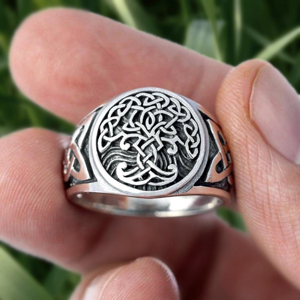 Stainless steel hot sale viking rings