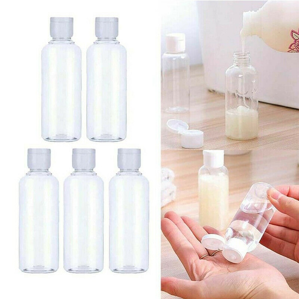 Korridor Army synet 5/10pcs 30/50/100ml Empty Plastic Bottles Clear Travel Bottle Liquids  Shampoo Lotion Samples | Wish