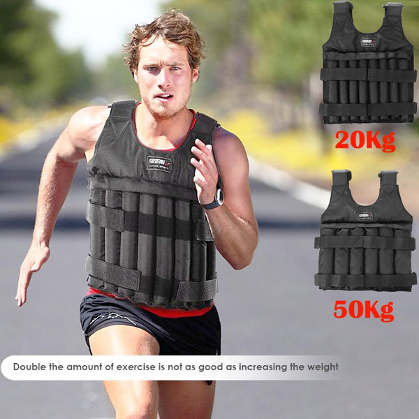 20 50kg Heavy Load Vest Sports Load Weight Vest Gym Boxing