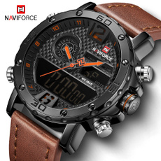 digitalquartzwatch, Leather Strap Wrist Watch, led, fashion watches