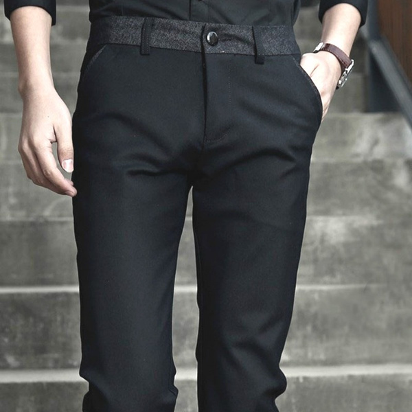 Fashion Men's Suit Pants Ankle-Length Black Dress Pants Formal @ Best Price  Online | Jumia Egypt