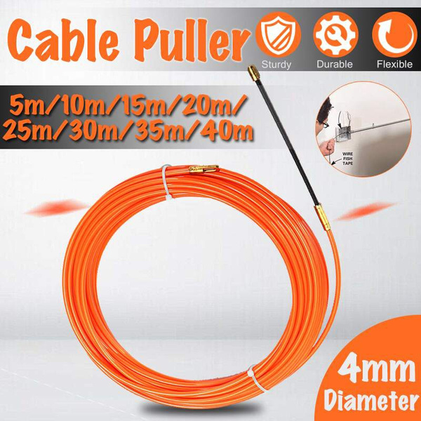 5m/10m/15m/20m/25m/30m Cable Puller Electrical Wire Fish Tape
