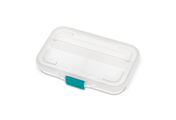 Sterilite Convenient Small Divided Clear Storage Box w/ Latching