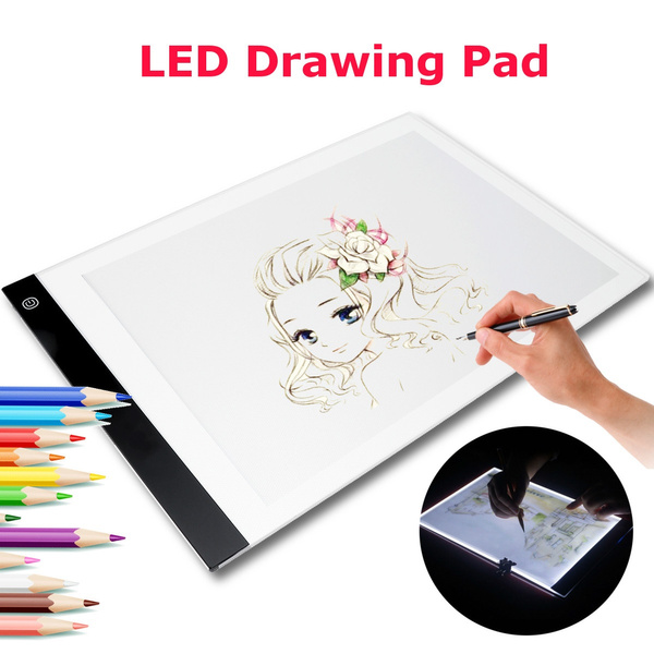 Drawing Tablet Pad A4/A5 Level Dimmable Led Drawing Copy Pad Board Drawing  Tracing Tracer Led Light Pad Artist Thin Art Stencil Drawing Board