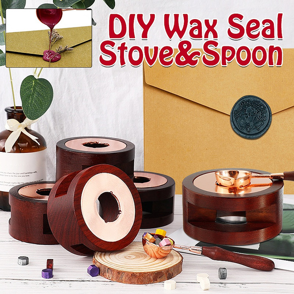 1/2PCS DIY Wax Melting Craft Stamp Greeting Card Seal Furnace Wax Furnace Wax Stove Spoon |