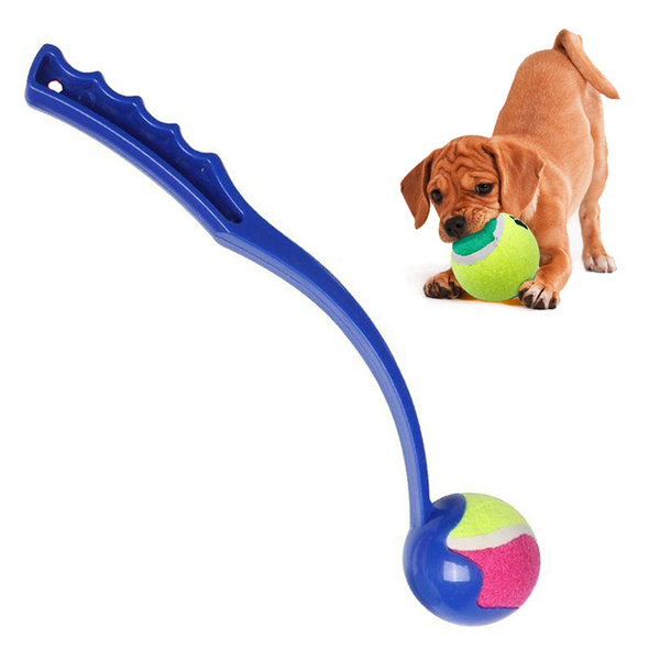 Dog Tennis Ball Chucker Launcher Thrower Outdoor Toy For Pets 1Pc