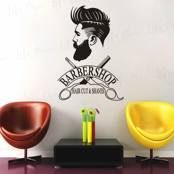 Barber Shop Logo - Hipster – Lovely Stickers