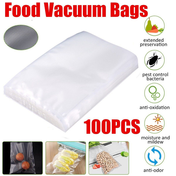 100PCS Vacuum Sealer Plastic Storage Bag for Vacuum Sealing