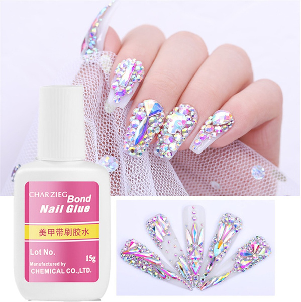 Nail Art Decoration Glue Pro Nail Art Decoration Acrylic Transparent Nail Glue For False Tips Glue Manicure Nails Tool Wish