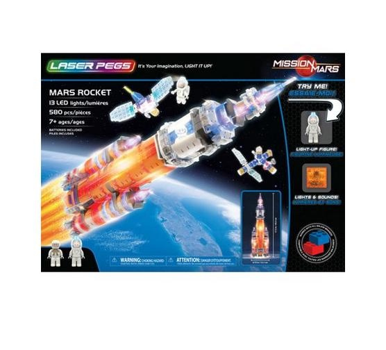 Laser store pegs rocket