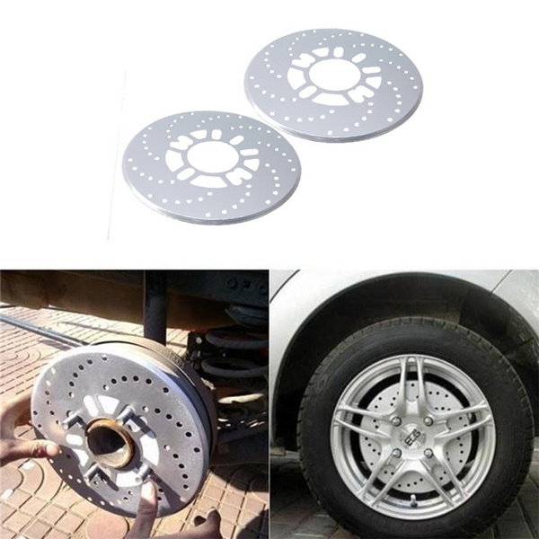 1 Set Auto Aluminium Disc Brake Rotor Trim Decorative Covers Car Disc