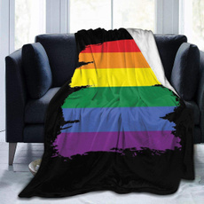rainbow, Fleece, blanketwarm, Colorful