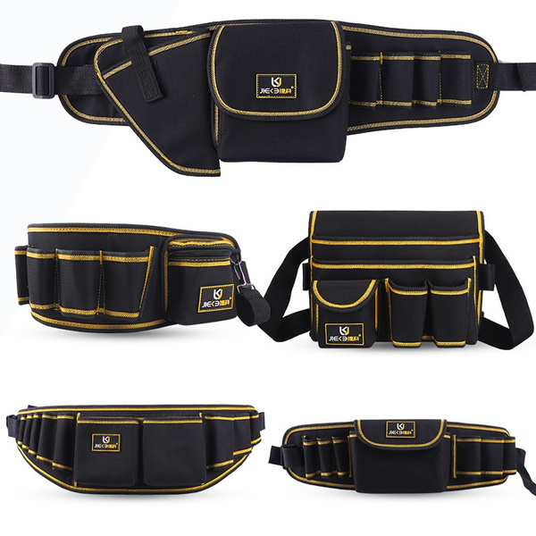 Hardware Waist Tool Storage Bag With Belt Professional Electrician Military New Hardware Waist Tool Storage Bag With Belt Professional Electrician Military New