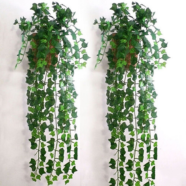 Popular Artificial Ivy Leaf Garland Plants Vine Fake Foliage Flowers Home Decor 
