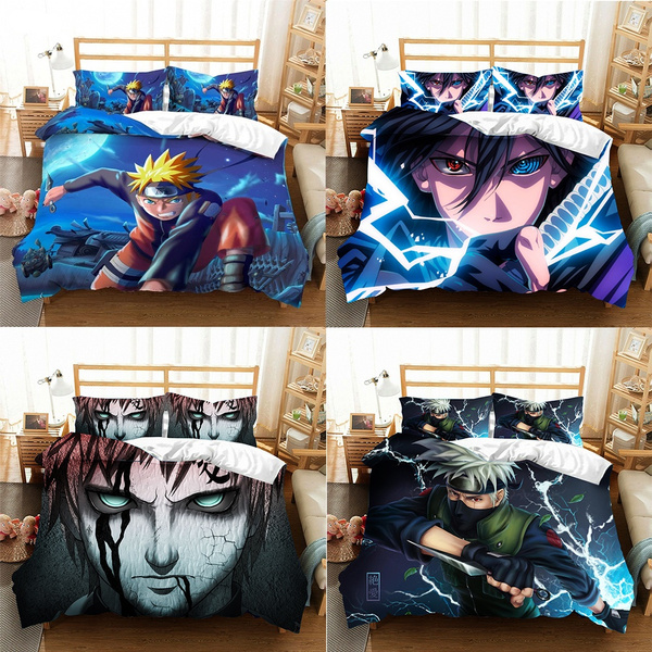 Anime Bedding Set Duvet Covers, Naruto Queen Size Bed Set