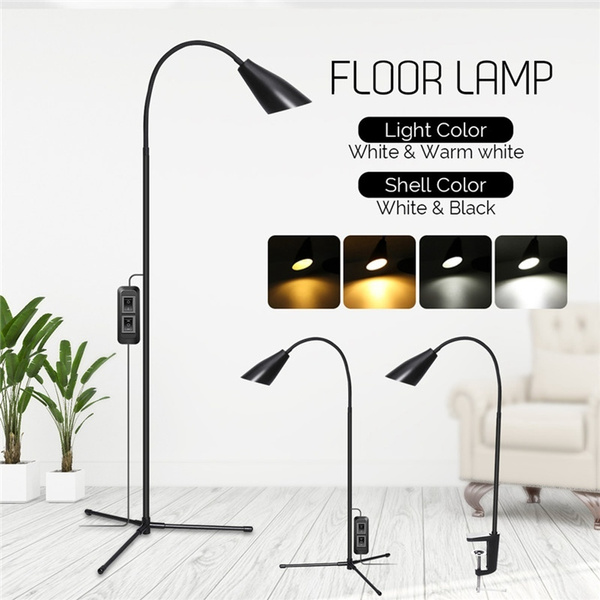 26 Led Dimmable Tripod Floor Lamp 900lm, Black Gooseneck Floor Lamp