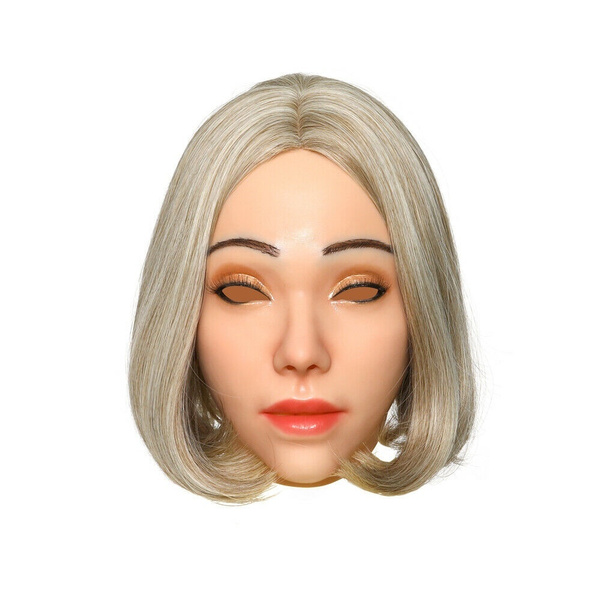 Kathy Realistic Silicone Female Mask Full Head Mask Halloween