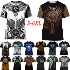 viking, tattoo, summer t-shirts, art