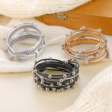 Beaded Bracelets, Jewelry, Charm Jewelry, leather