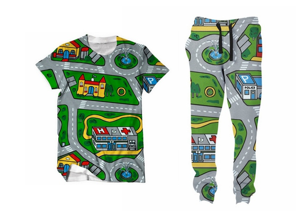 Shirt+joggers pants Suit Women 