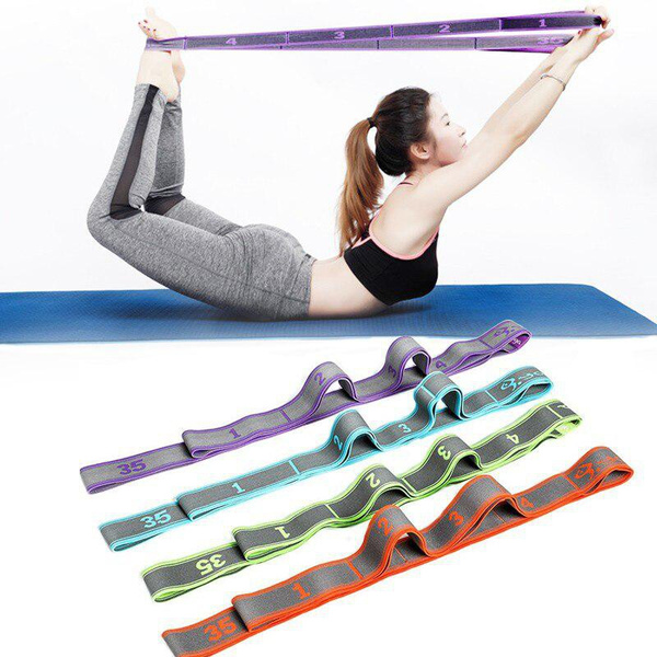 Yoga Stretching Belt Dance Stretching Band Loop Yoga Pilates