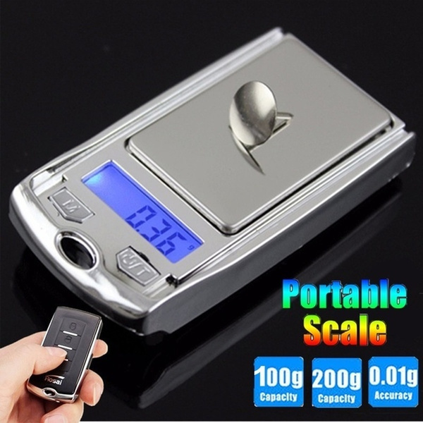 Portable 200g x 0.01g Mini Digital Scale Jewelry Pocket Balance Weight Gram  LCD