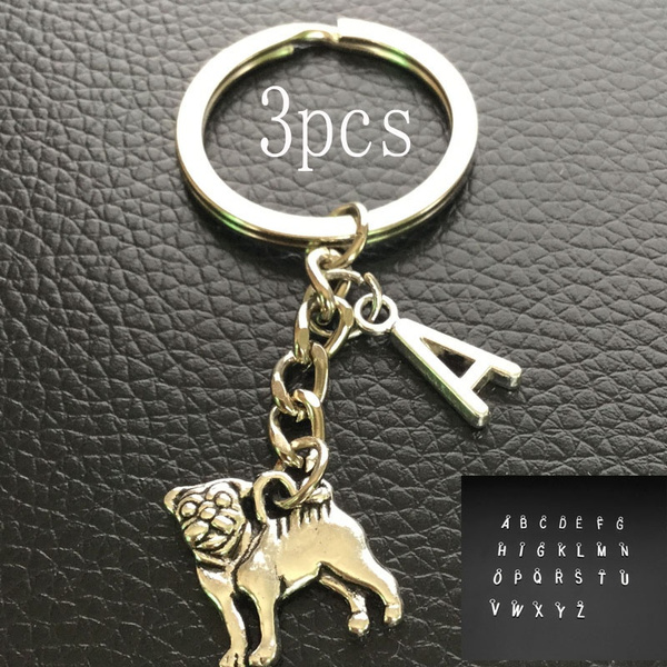 pug keyring