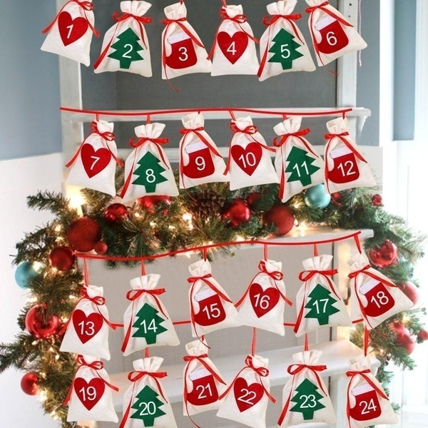 Christmas Decoration for Home Date 1 7 1 12 1 24 1 31 Fabric Christmas Christmas Decoration for Home Date 1 7 1 12 1 24 1 31 Fabric Christmas