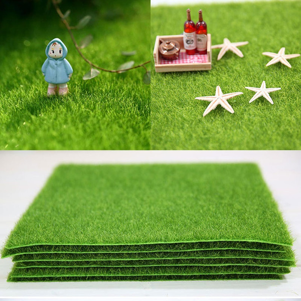 Artificial Moss Mat Fake Moss Grass Turf Diy Faux Moss Grass