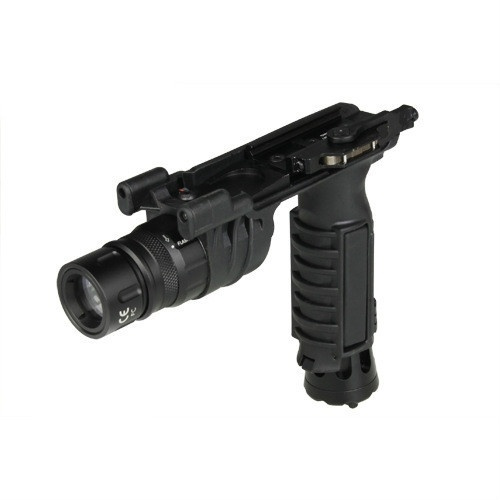 Tactical Vertical Grip. Led Flashlight 150 Lumens Glare Flashlight Fans 