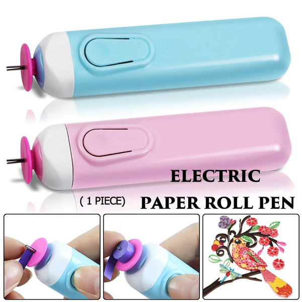 1pc Electric Quilling Pen Origami Paper DIY Handmade Roll Paper Tool  Slotted Needle Tool Paper Craft
