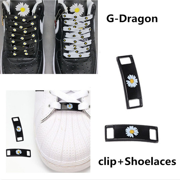 KPOP GD G-Dragon Daisy Metal Clips Brooches Pins PEACEMINUSONE DAISY PMO  Shoelaces Shoestrings | Wish