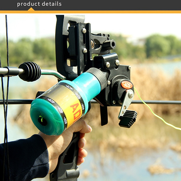 New High Quality Archery Fishing ADS Bowfishing Spincast Reel Compound Bow  Shooting Fish Equipment with Ropes and Safety Cables Bottle Hunting  Accessories