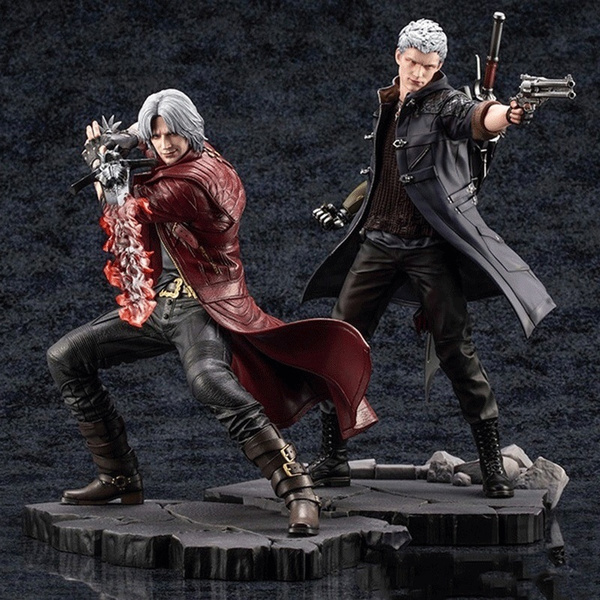 Anime Devil May Cry 5 Dante Nero V Vergil Figure Stand Acrylic Toys Collections 