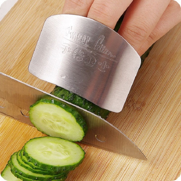 Stainless Steel Kitchen Tool Hand Finger Protector Knife Cut Slice