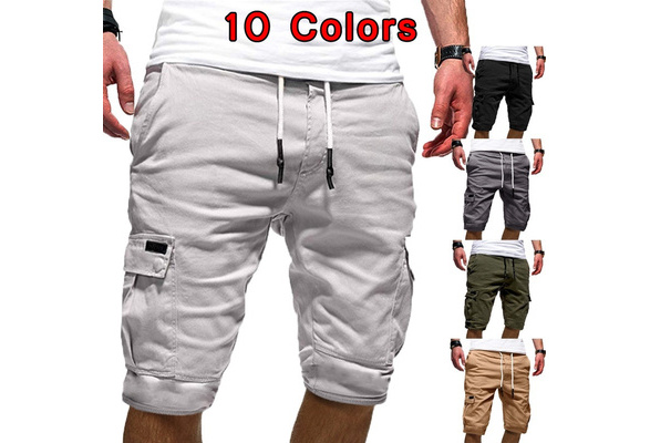 verano hombre Summer New sweat shorts Men Casual workout tactical pant –  Kreative Ambitionz
