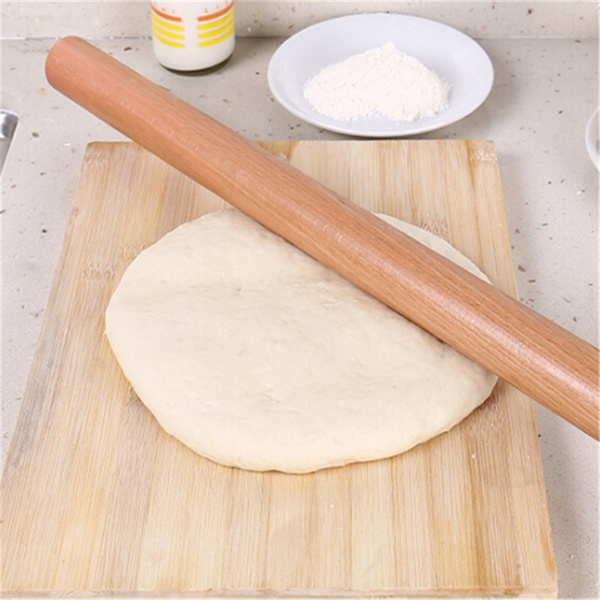 For Baking Kitchen Utensil Wood Roller Rolling Pin for Home