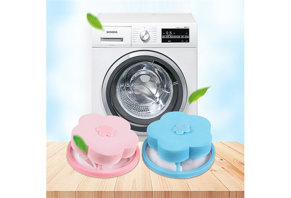 Washing Machine Lint Filter Bag Reusable Laundry Mesh Hair Catcher Floating Ball Pouch Filter Net Pouch NIHAI 4PC Laundry Ball