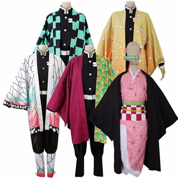 Anime Demon Slayer Tamayo Yushirou Cosplay Men Women Kimono Uniform ...