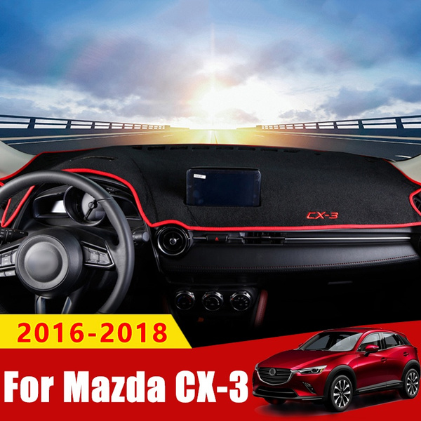 Kaufe Auto-Armaturenbrett-Abdeckung, DashMat-Teppich für Mazda CX-3 CX3  2016 2017 2018 2019