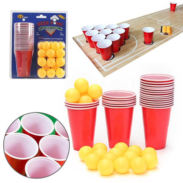 Beer Pong Set - 20 Cups + 2 Balls – DopShot