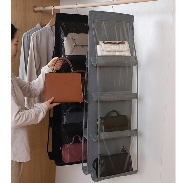 Hanging Hook Handbag Purse Organizer, Closet Wardrobe Bag Storage