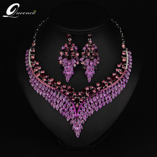 purpleweddingjewelry, gold, Earring, Women's Fashion