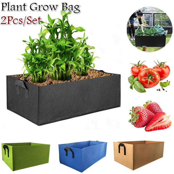 Transparent Fabric Potato Bag Tomato Plant Garden Veg Planter Container Pot BG