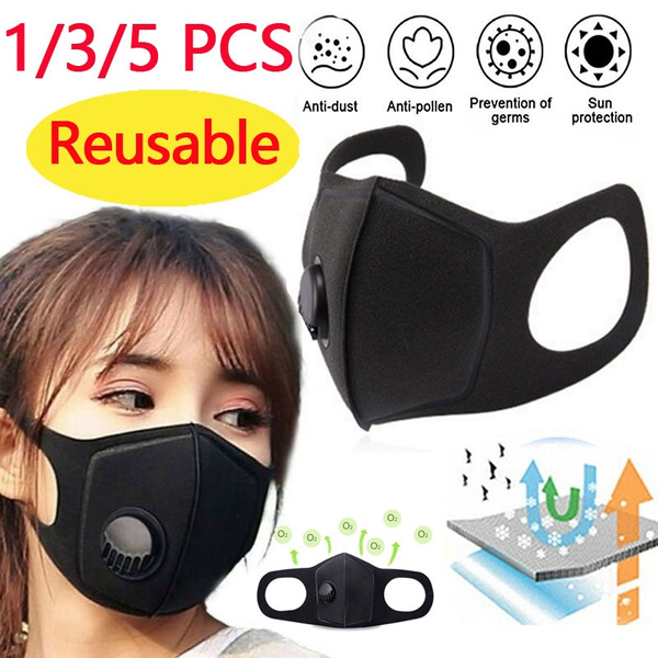 Outdoor Cycling Dustproof Safety Windproof Breathing Valve Face Mouth Muffle 
