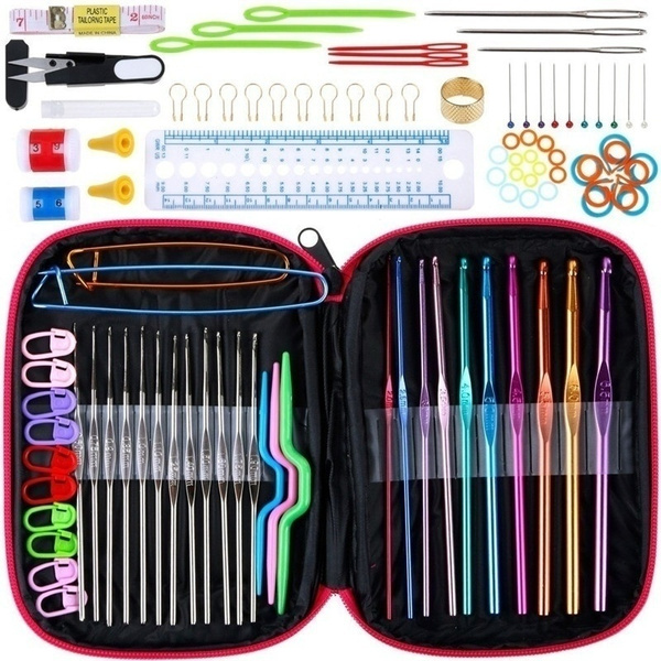 Crochet Hook Set home gadgets Yarn Knitting Needles Sewing Tools