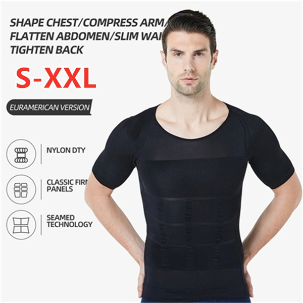 Gynecomastia Compression Shirt Slimming Men Shapewear to Hide Man
