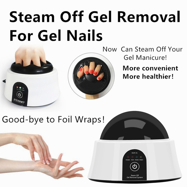 Electric Steam Off UV Gel Polish Removal Machine Nail Steamer Remover for  Nails Cleaning