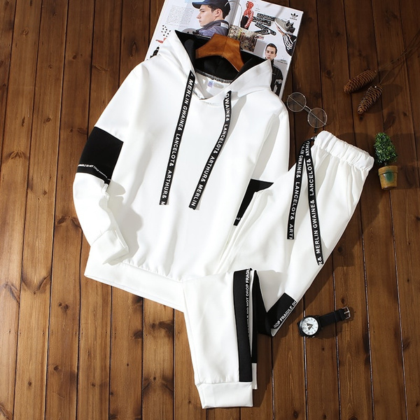 Hoodie and sweatpants online set men's