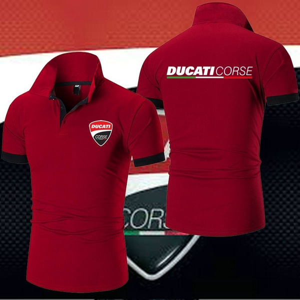 Ducati Corse Speed kurzärmliges Polo Shirt in rot